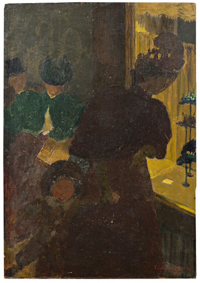 Devant la vitrine by Félix Vallotton