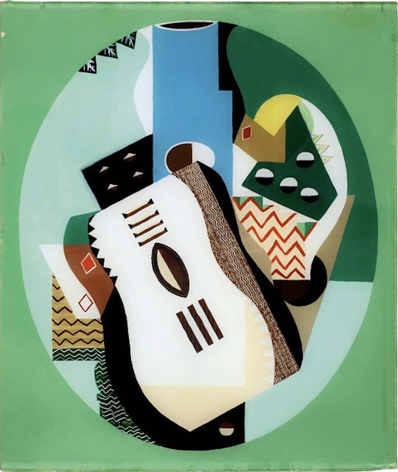 Nature morte à la Cithare by Louis Marcoussis