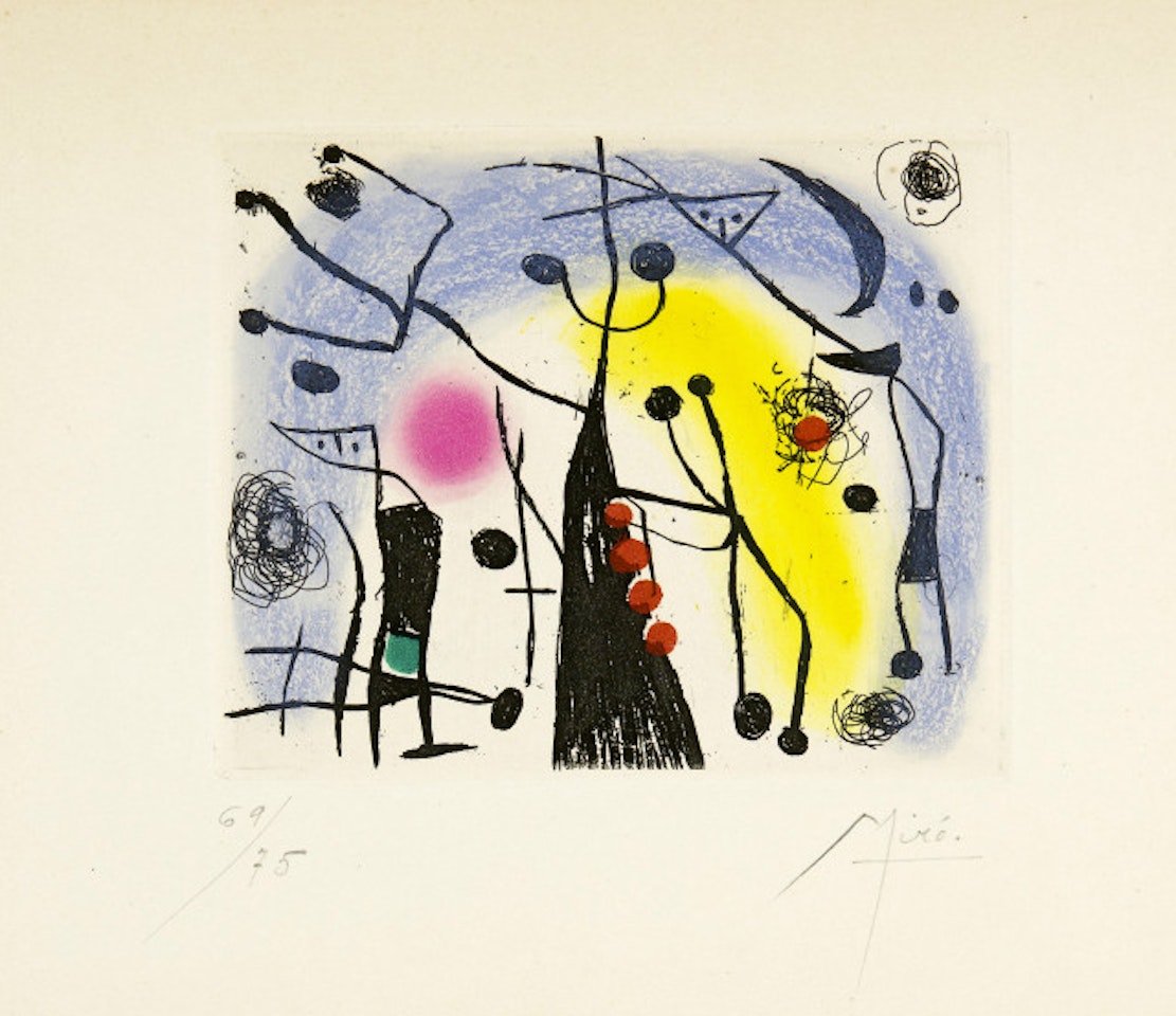 Les Magdaléniens by Joan Miró