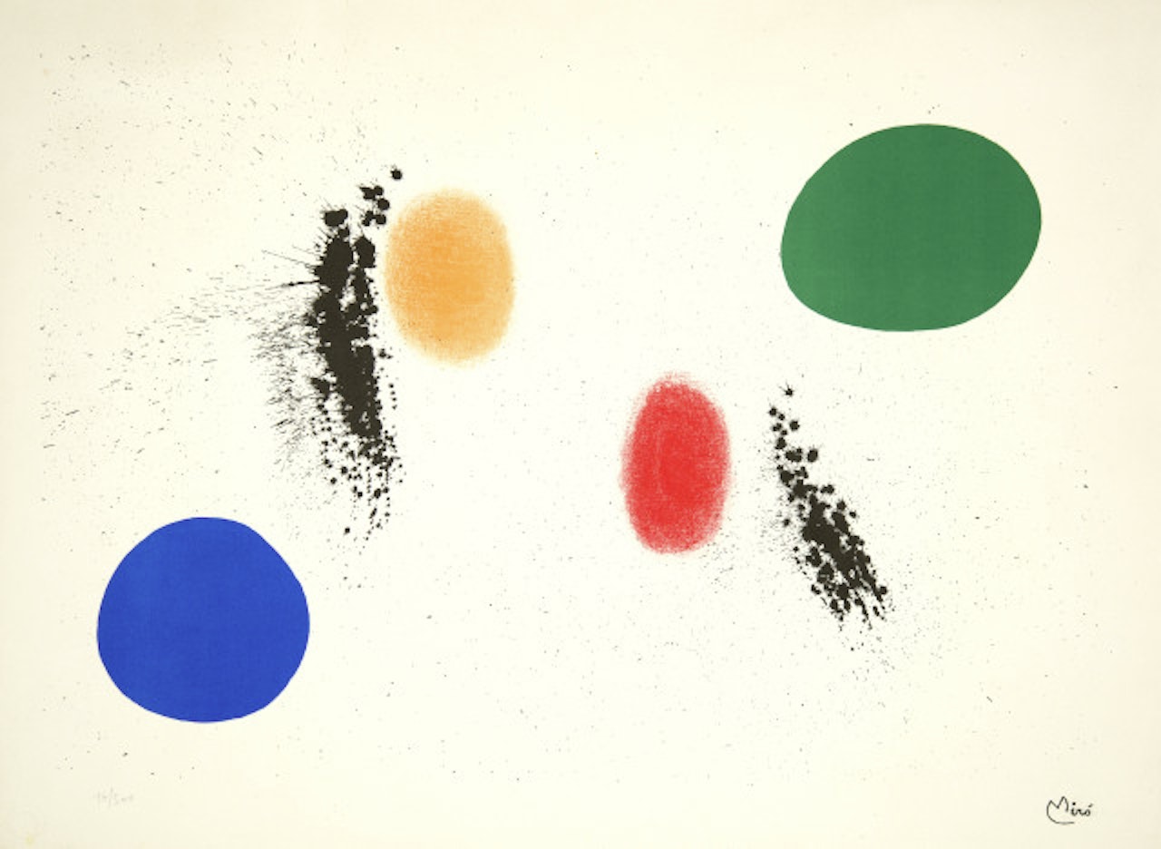 Vert et Bleu by Joan Miró