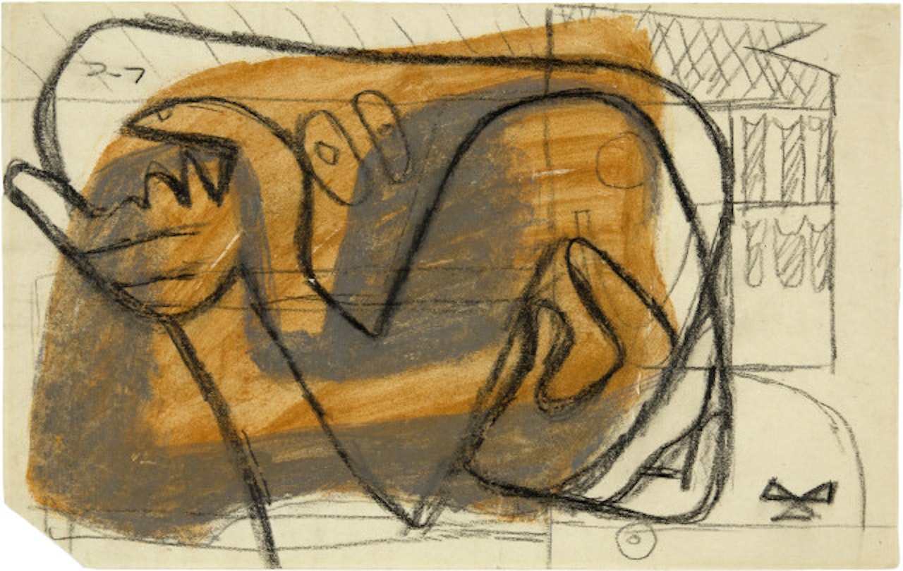 Personnage aux bras croisés by Le Corbusier