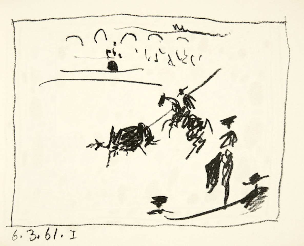 Jaime Sebartés. A los toros avec Picasso by Pablo Picasso