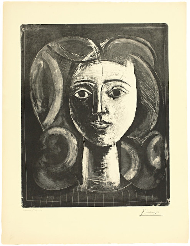 Head of a girl by Pablo Picasso