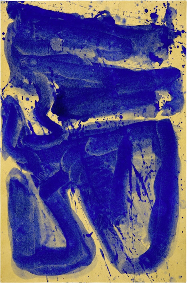 Composition in Blue by Sam Francis