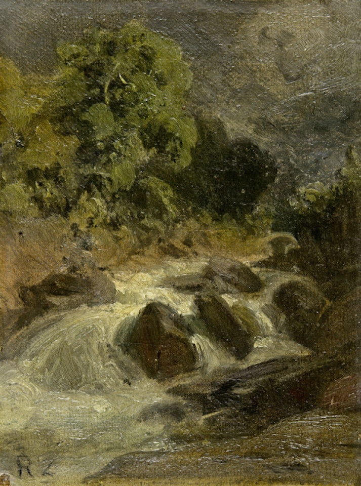 Kleiner Bach by Robert Zünd