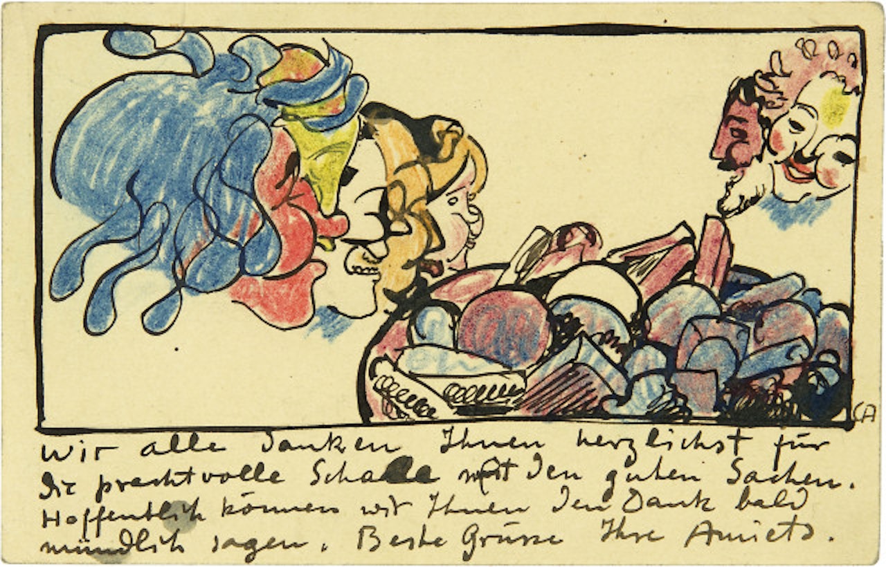 postcard by Cuno Amiet