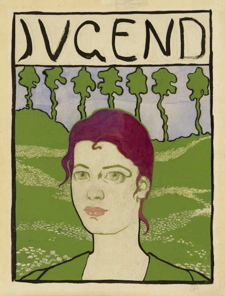 Cover design for the “youth” by Cuno Amiet
