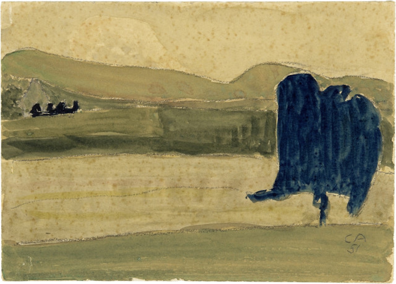 Landscape near Oschwand by Cuno Amiet