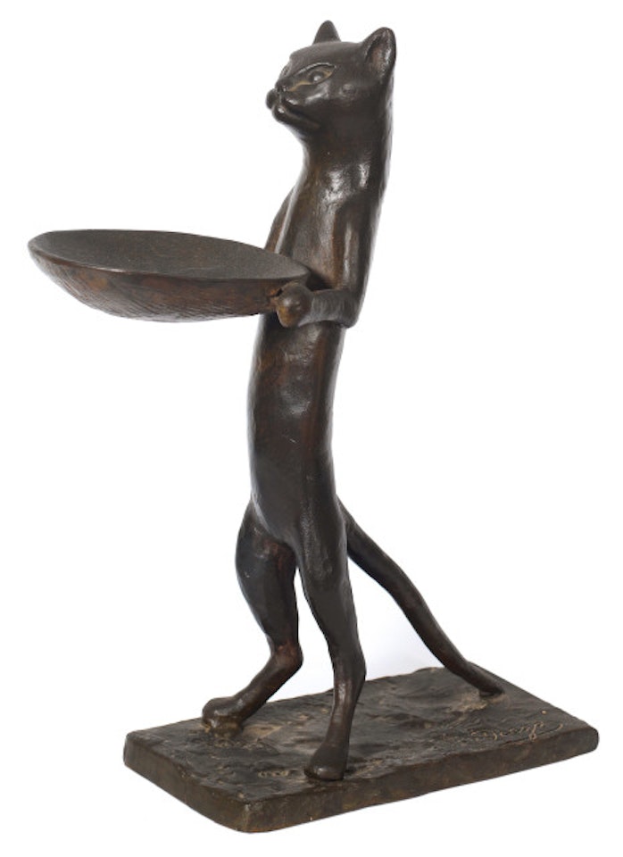 Le Chat maître d"hôtel by Diego Giacometti