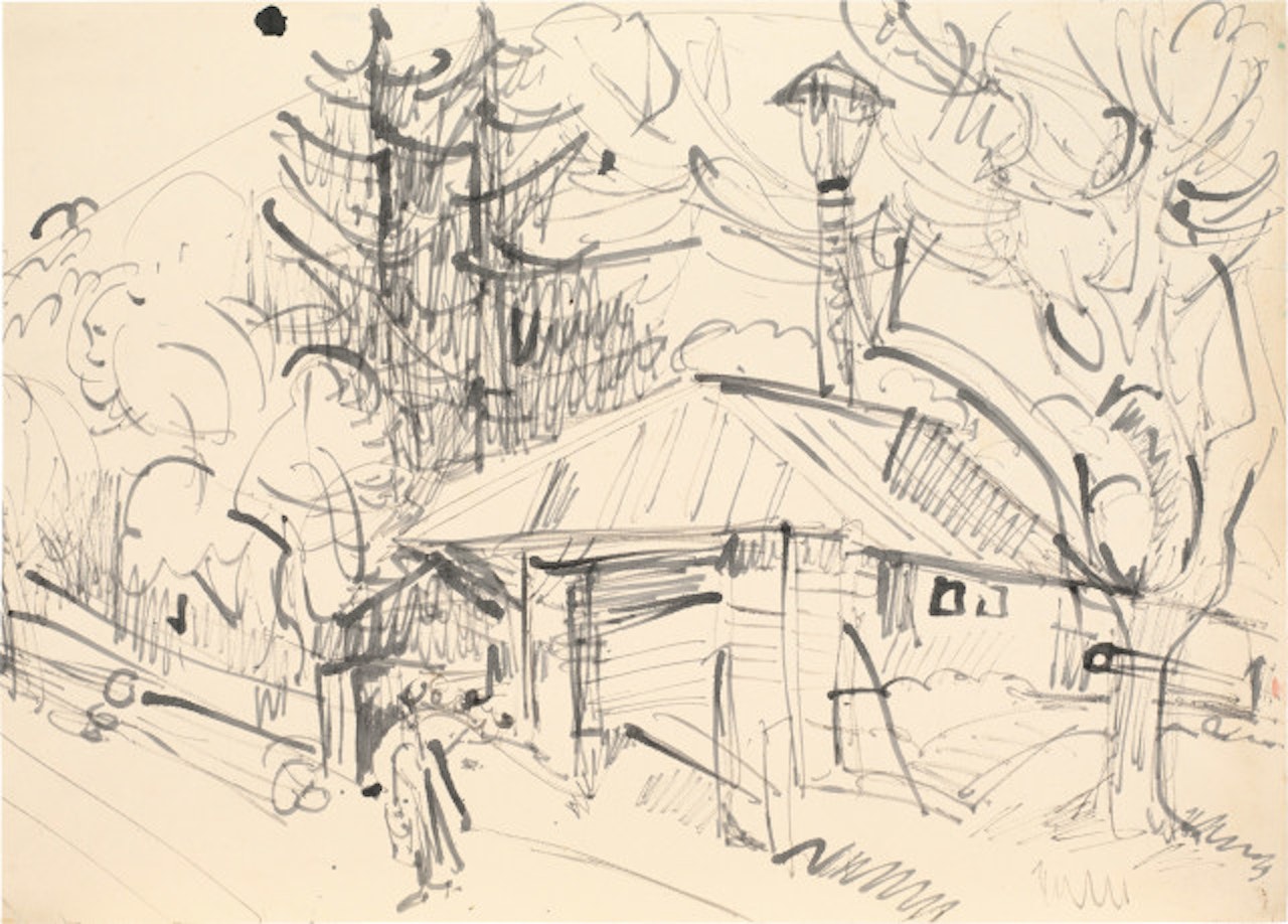 Sawmill in the Taunus by Ernst Ludwig Kirchner