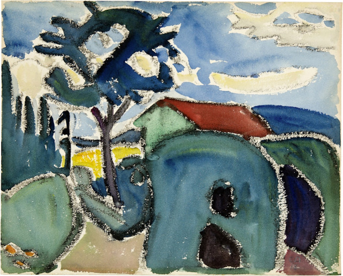Landscape on the Oschwand by Cuno Amiet