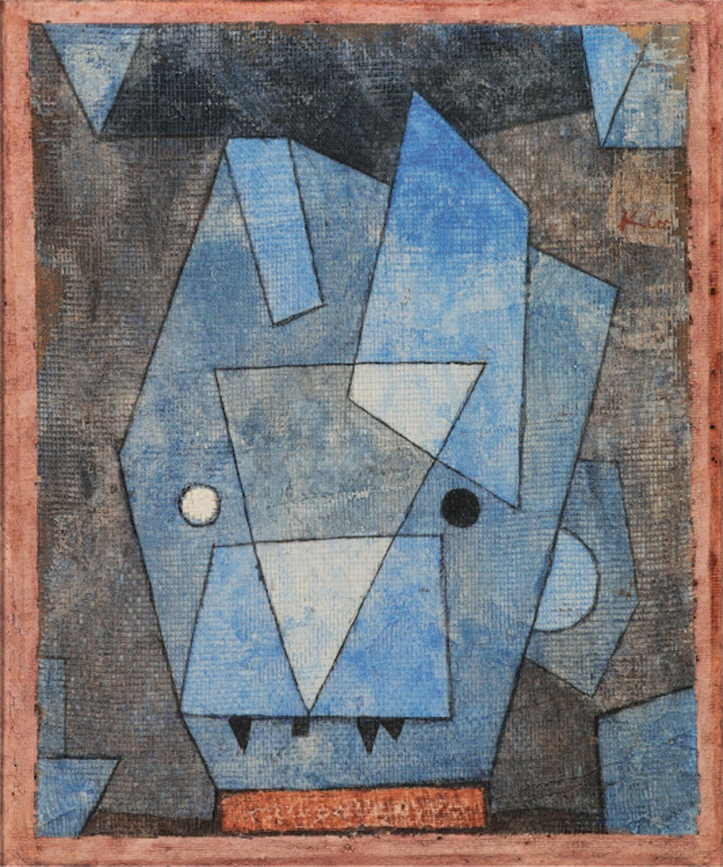 Little Blue Devil - Blue Devil Head by Paul Klee