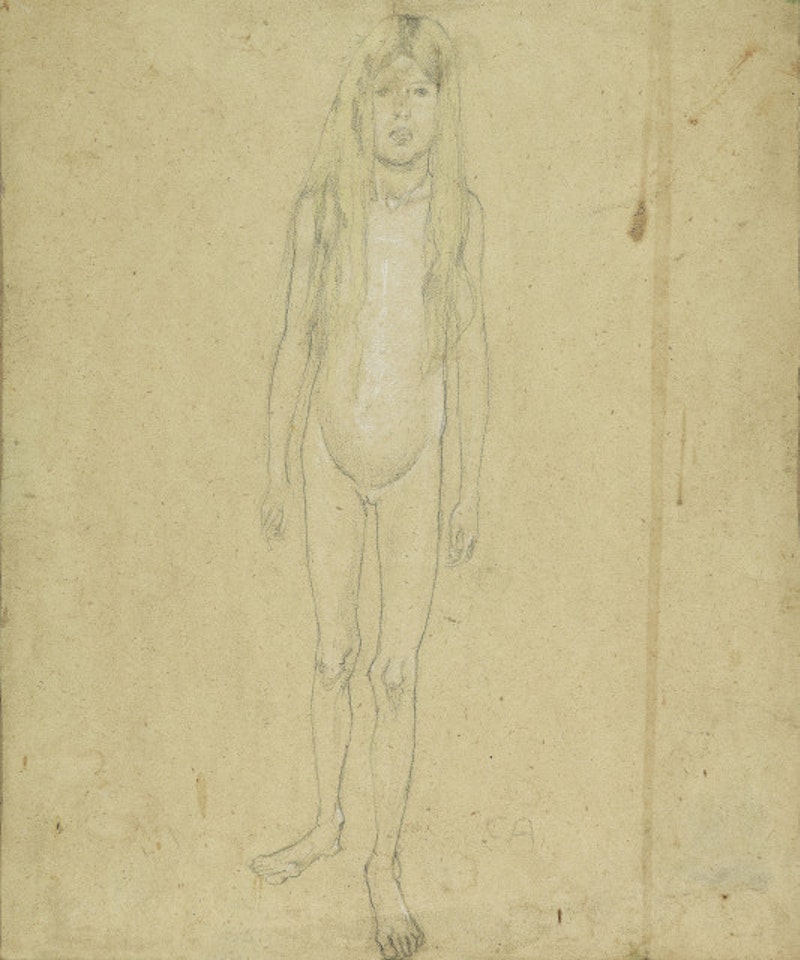 Girl nude by Cuno Amiet