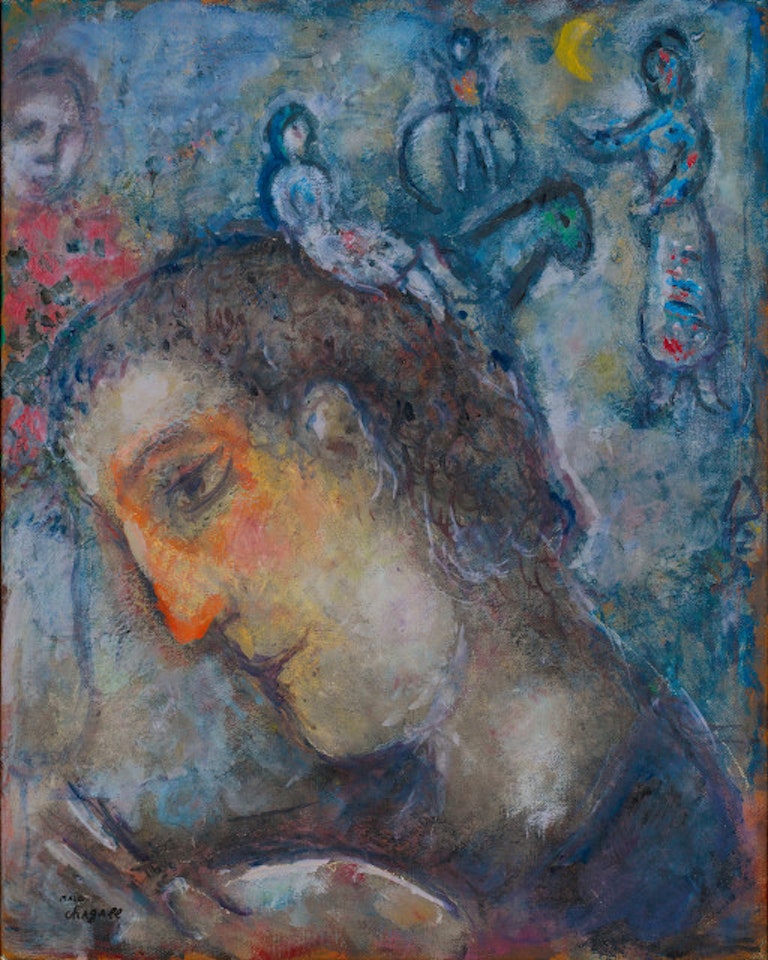 Autoportrait du peintre by Marc Chagall