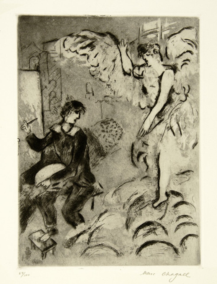 L"Apparition I by Marc Chagall