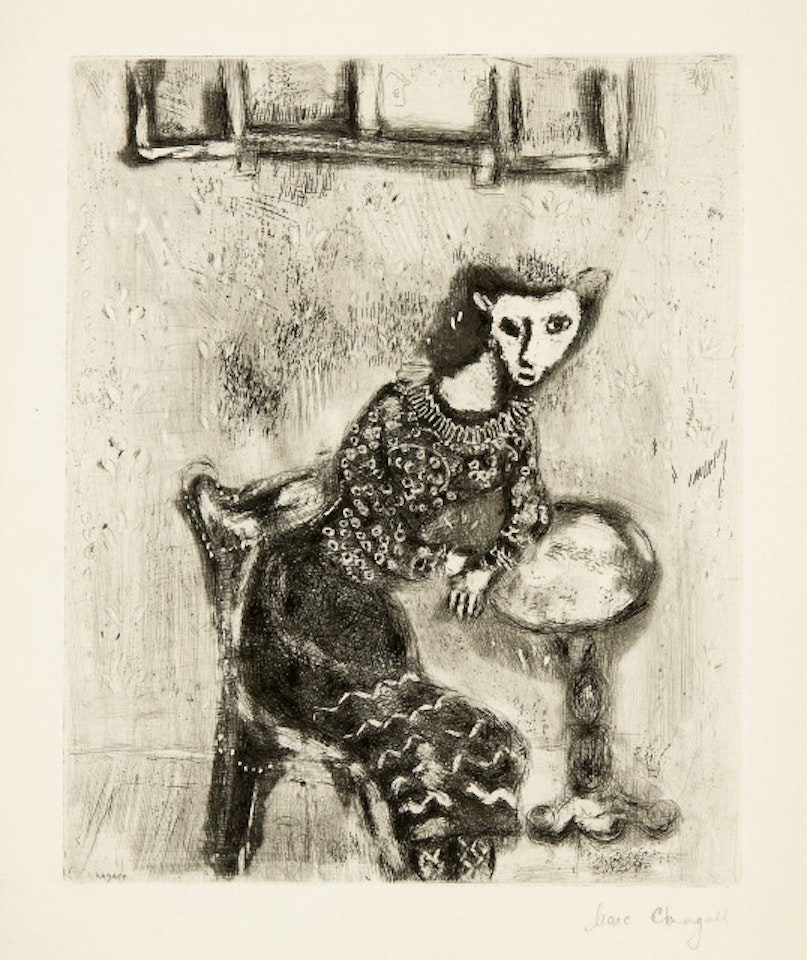 10 illustrations from the episode "Les Fables" by Marc Chagall