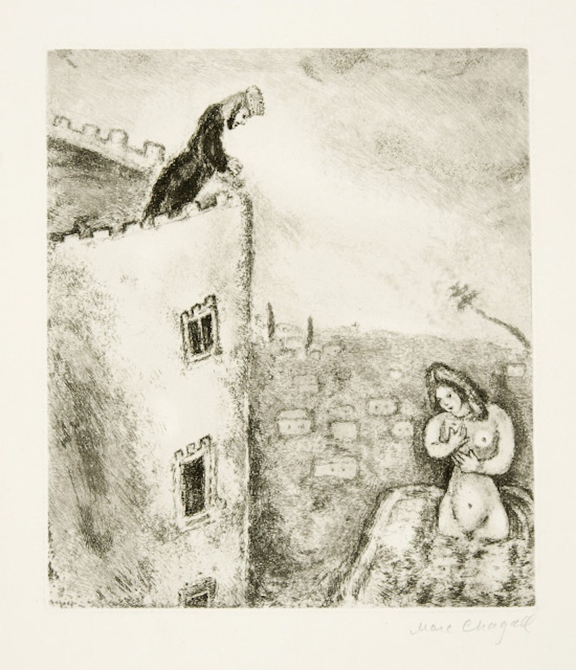 10 illustrations from "La Bible", proofs by Marc Chagall