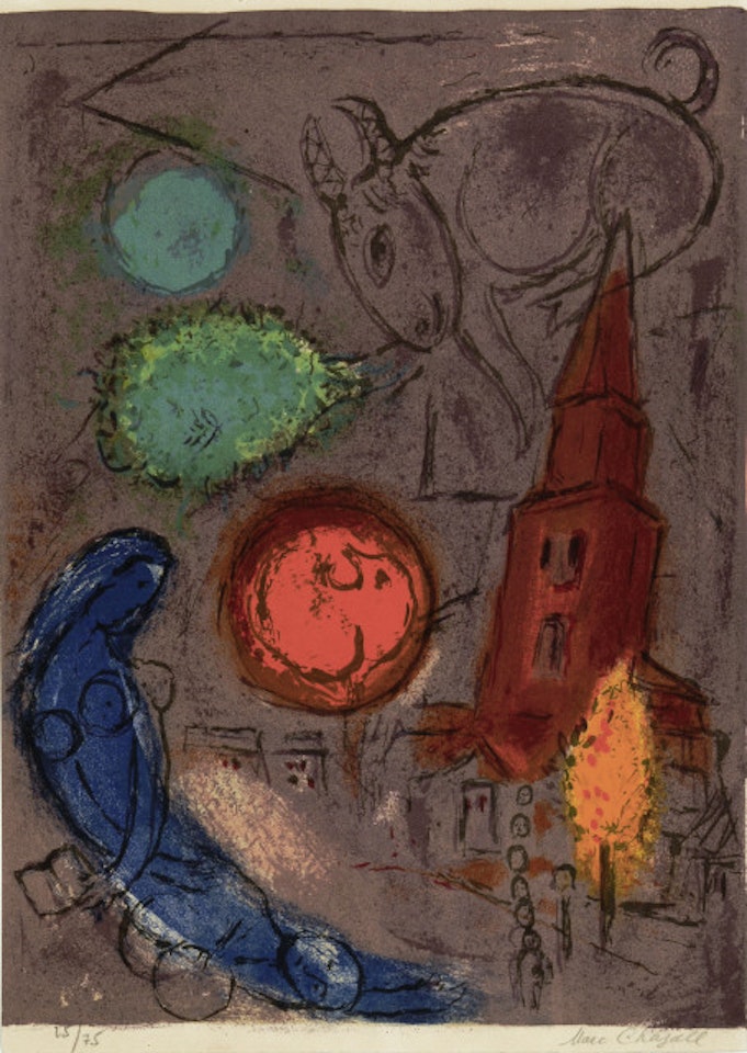 St-Germain-des-Prés by Marc Chagall