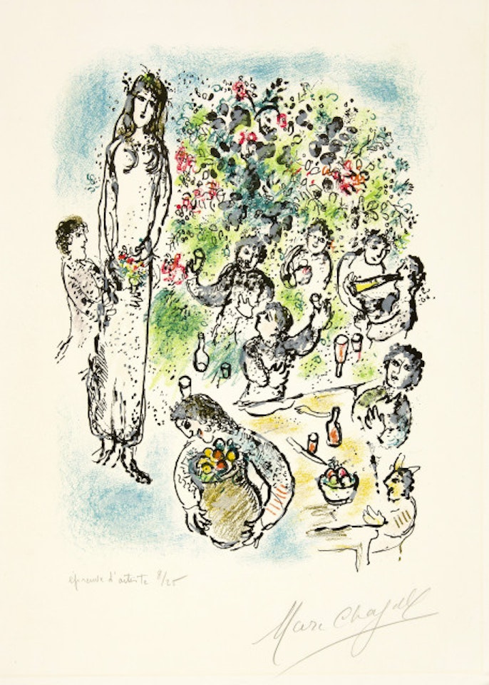 Sur la Terre des Dieux by Marc Chagall