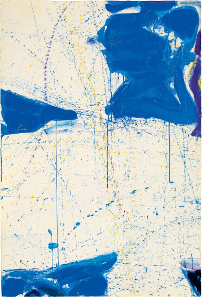 A New York Blue by Sam Francis