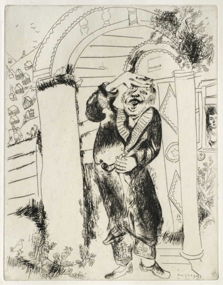 Nicolas Gogol - Les Ames mortes by Marc Chagall