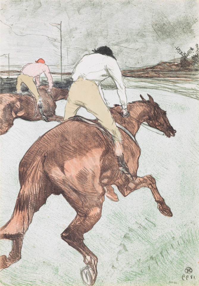 Le Jockey - Courses de chevaux by Henri de Toulouse-Lautrec