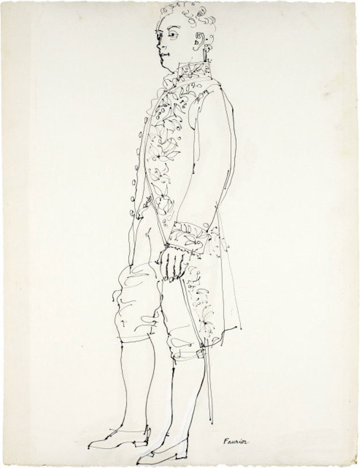 Fourier - Étude pour la Fée Électricité by Raoul Dufy