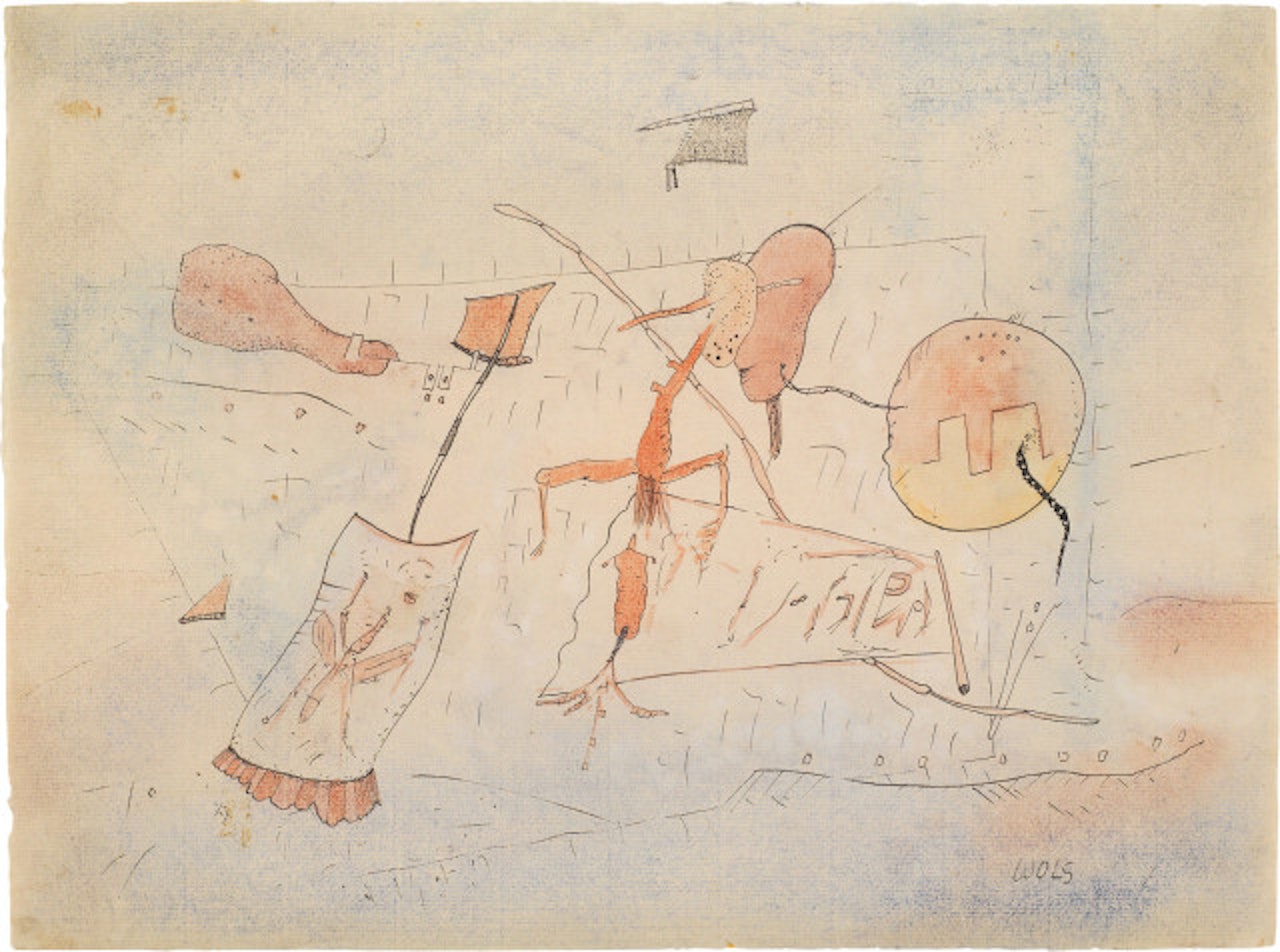Composition with insects by Wols (Alfred Otto Wolfgang Schulze)