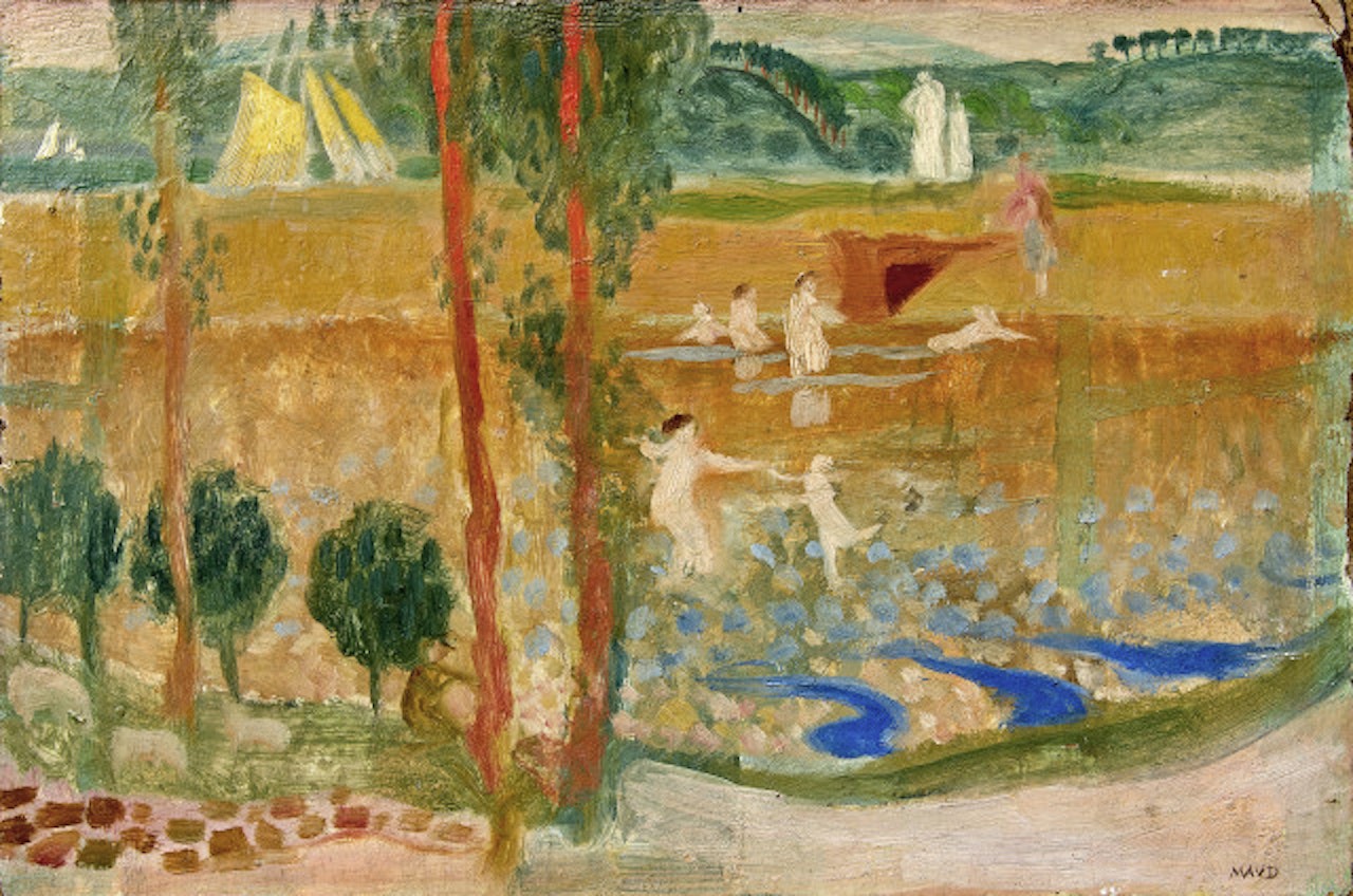 Baigneuses in the Bassin du Linkin by Maurice Denis