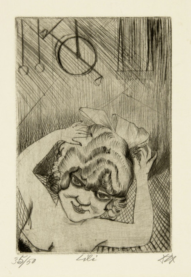 Lili, the queen of the air by Otto Dix