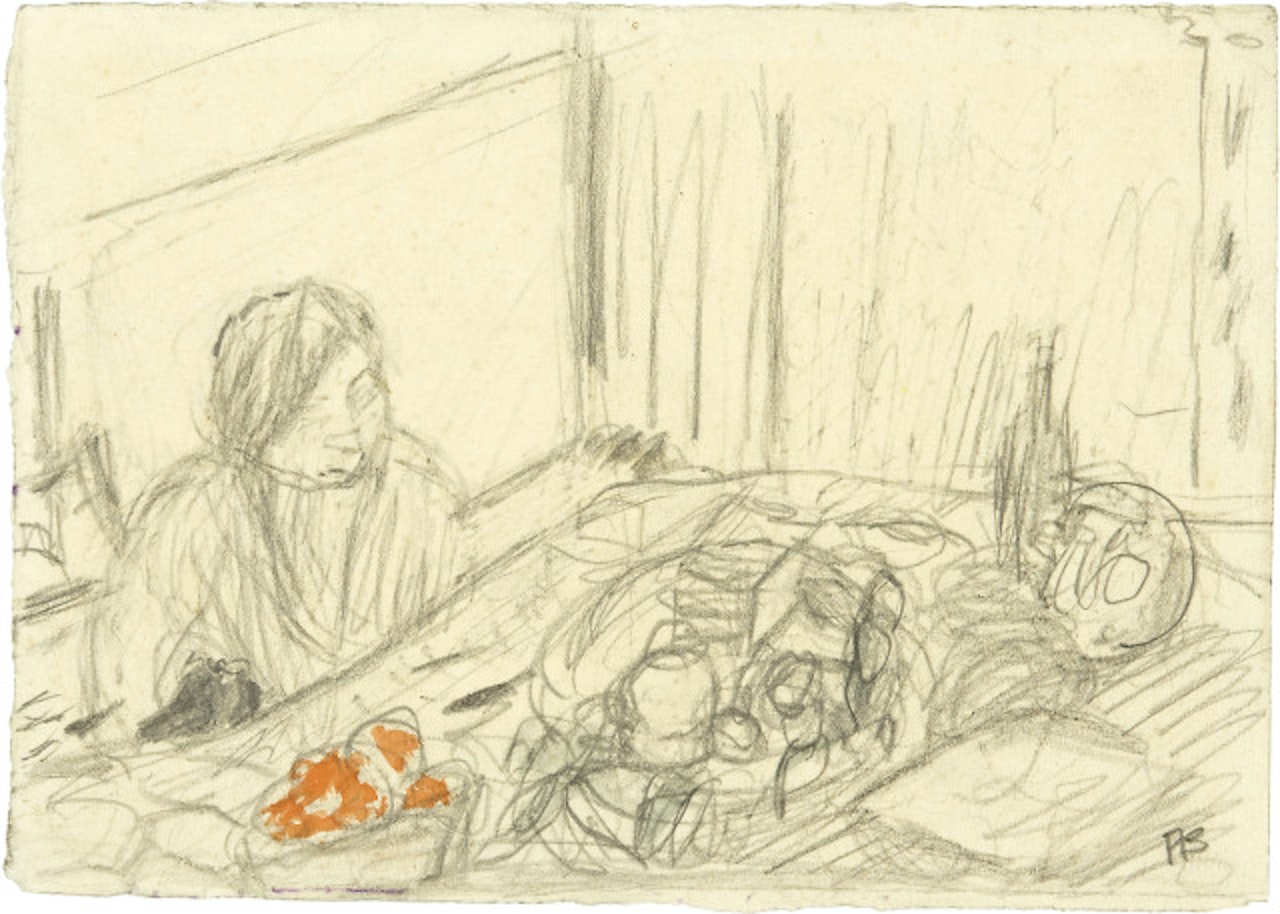 Woman in an interior by Pierre Bonnard