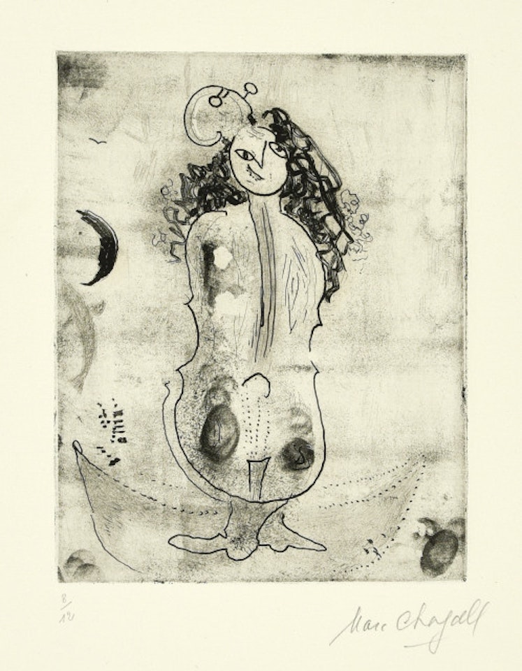 La Violoniste by Marc Chagall