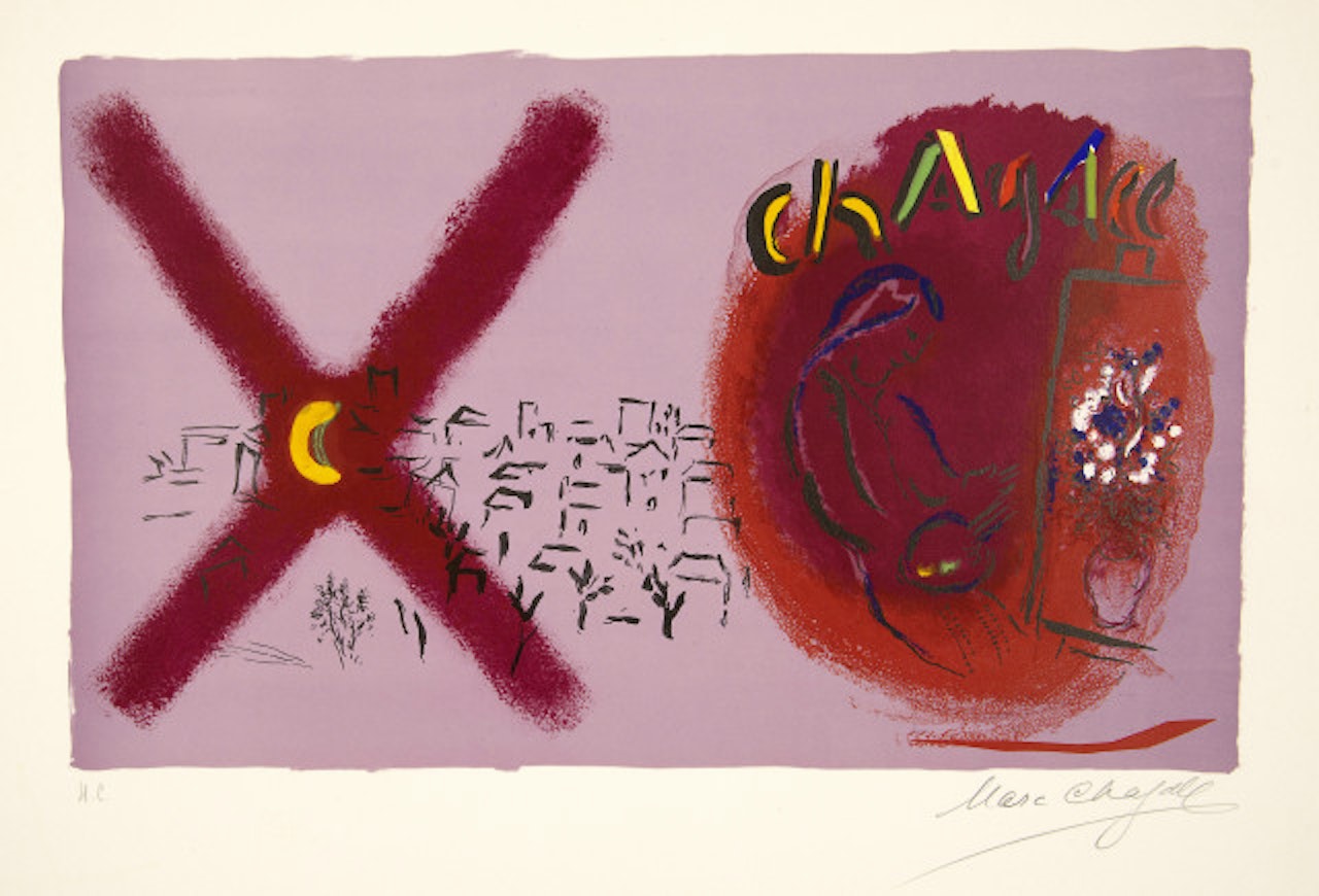 Couverture for "Chagall Lithographe II" by Marc Chagall