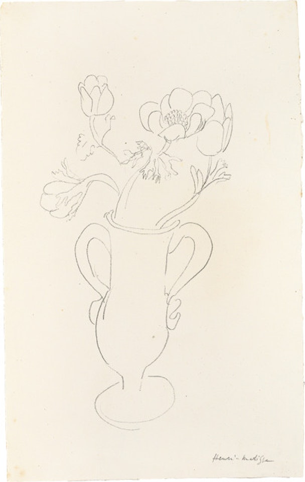 Bouquet of flowers in a canthar by Henri Matisse