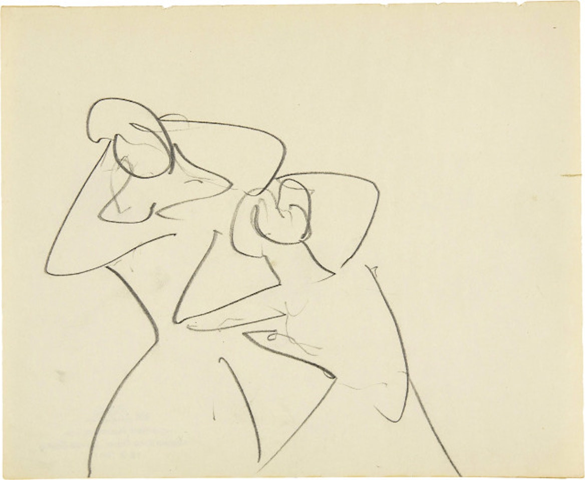 Two dancers by Ernst Ludwig Kirchner