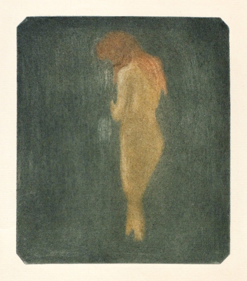 Standing female nude by Edvard Munch