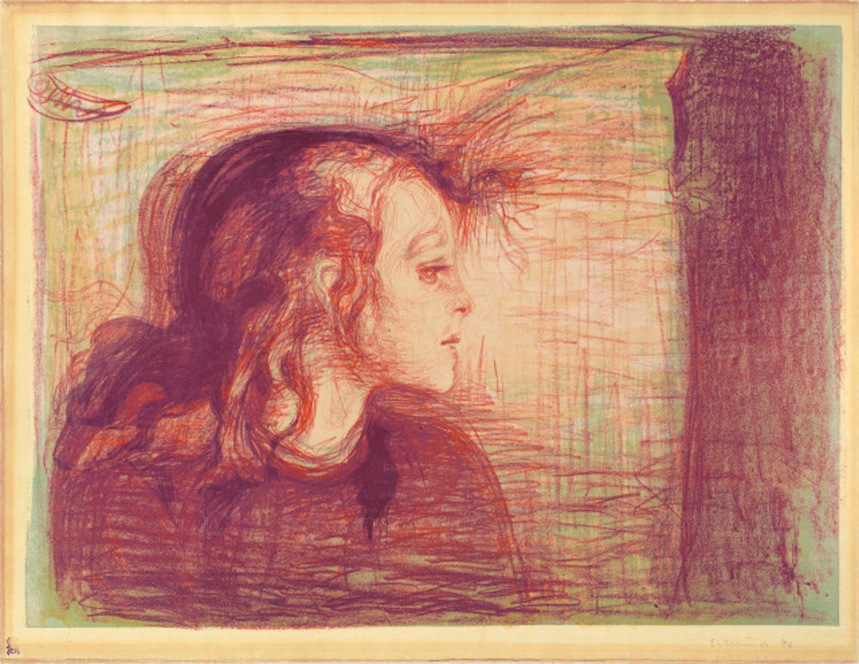 The sick girl - The sick child by Edvard Munch