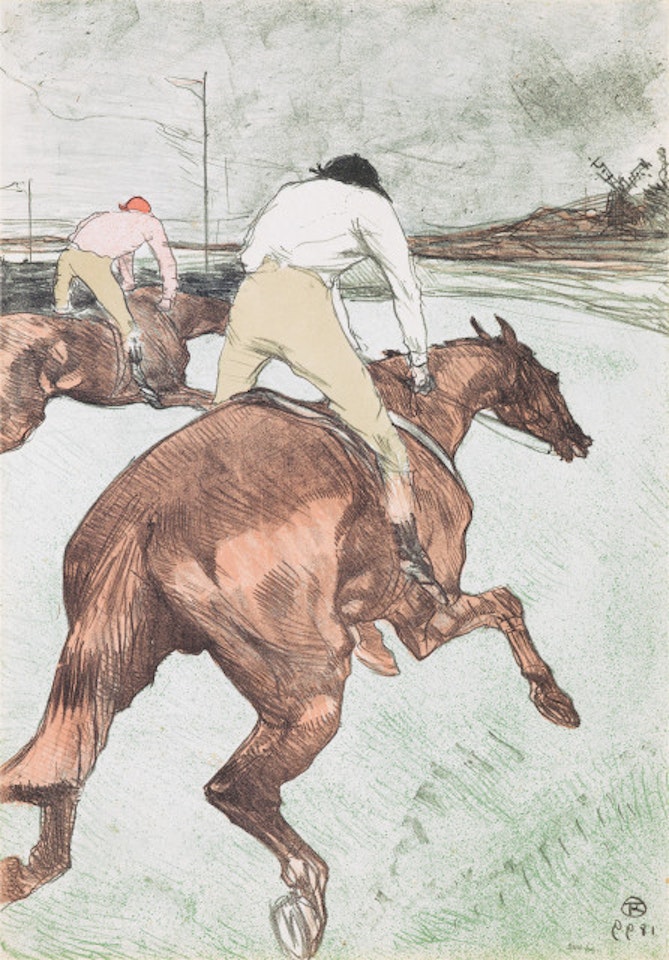 Le Jockey - Courses de chevaux by Henri de Toulouse-Lautrec