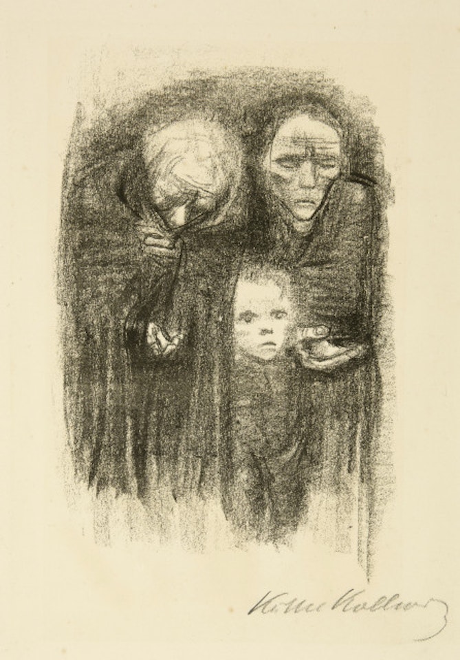 Fight hunger! Buy food money by Kathe Kollwitz
