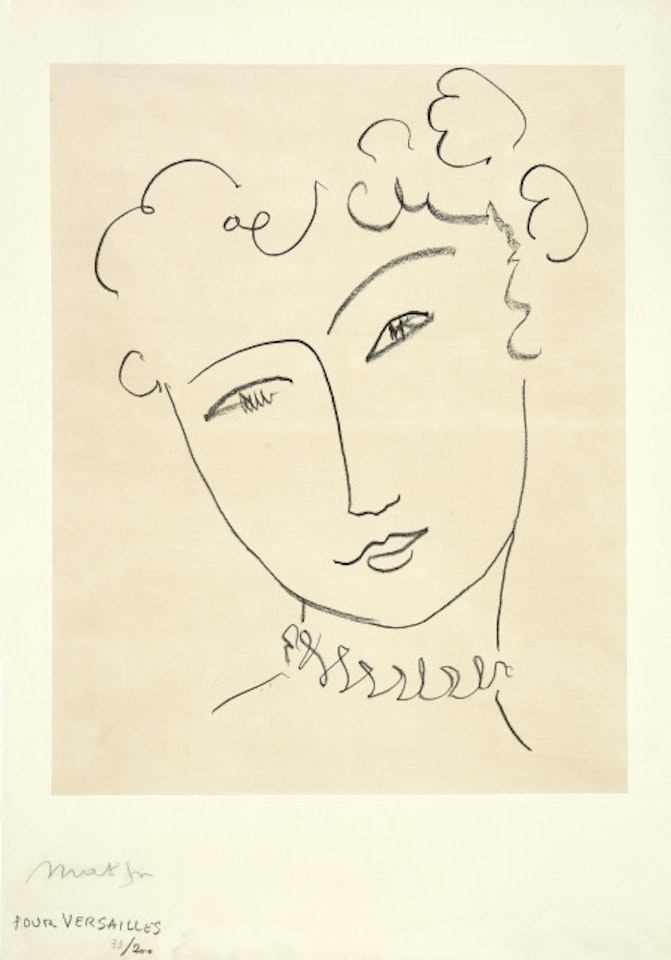 La Pompadour; "Chine appliqué" by Henri Matisse