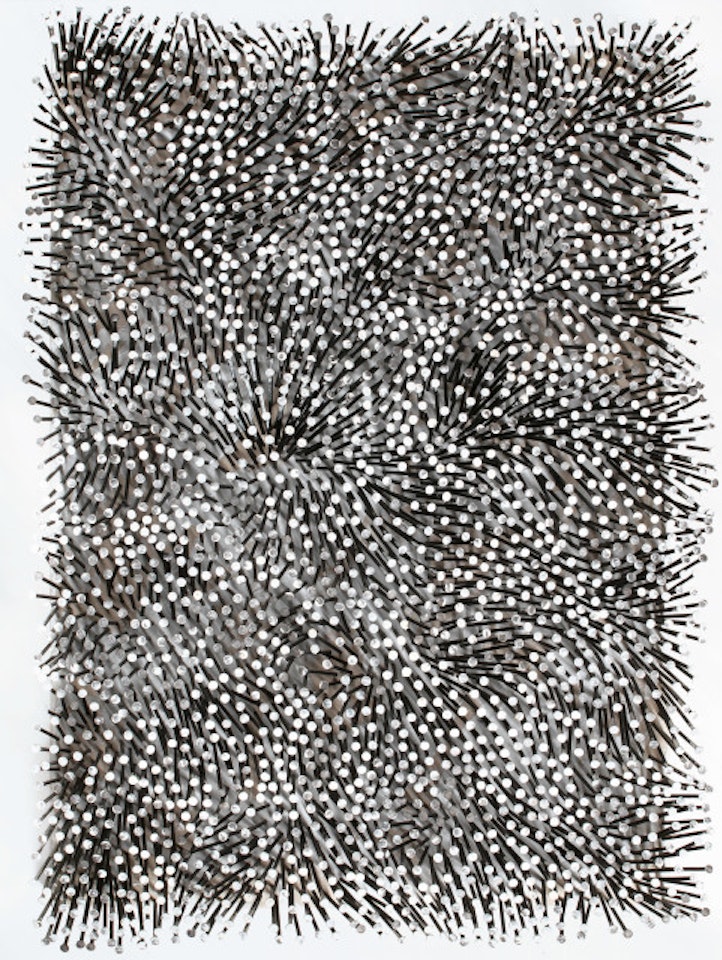 White field by Günther Uecker