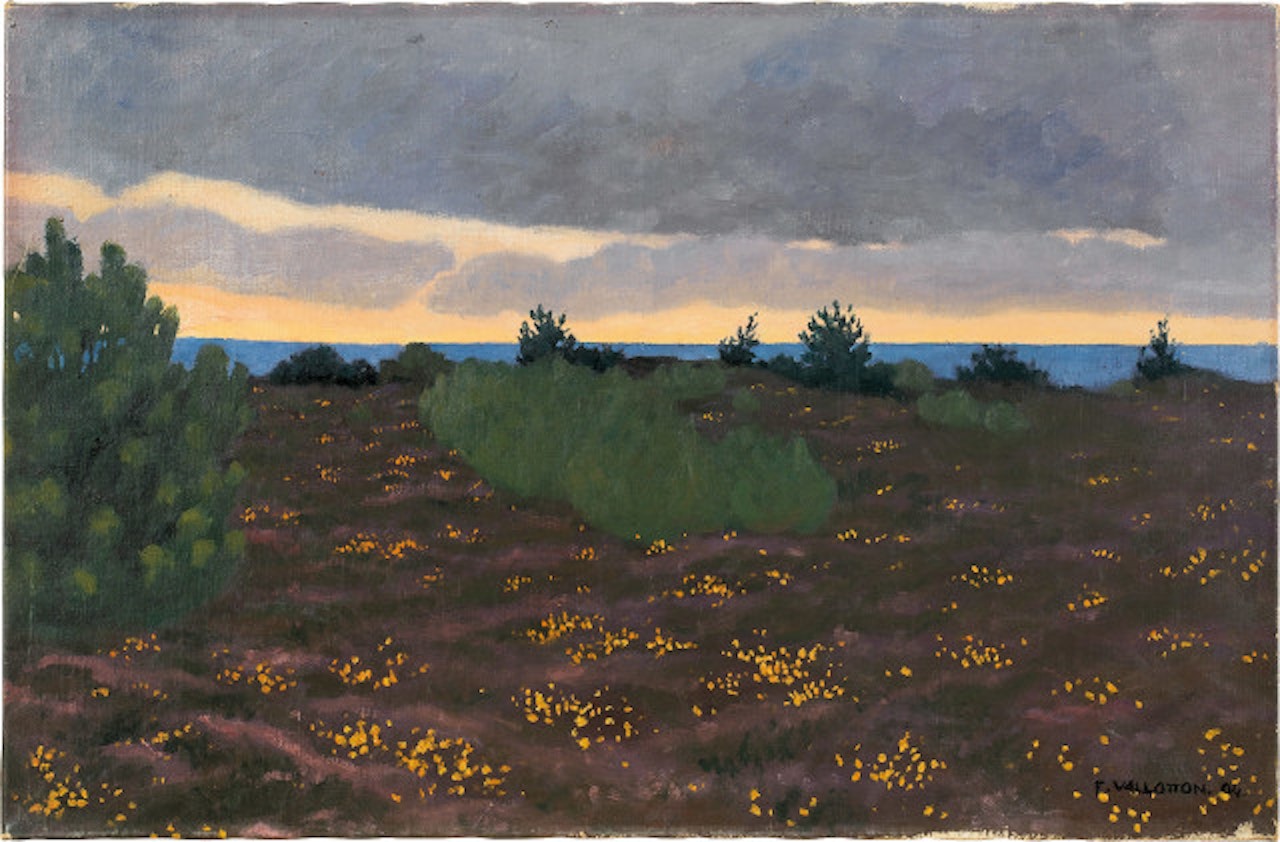 Les bruyères, Varengeville by Félix Vallotton