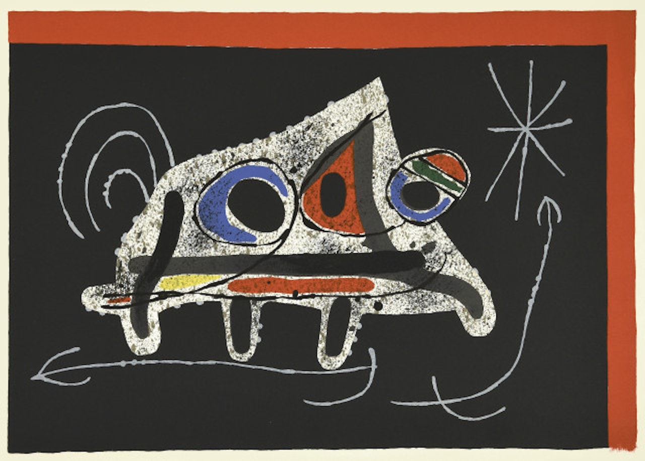 Le Lézard aux plumes d"or. Poème enluminé par l"auteur by Joan Miró