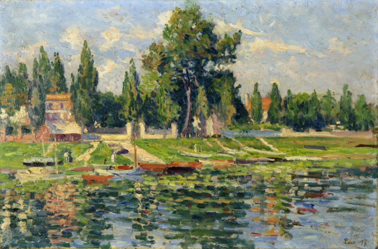 Rive de Billancourt by Maximilien Luce