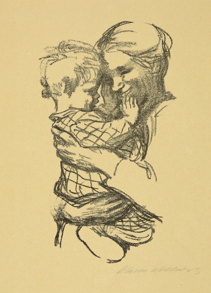 Mother with child in her arms by Kathe Kollwitz