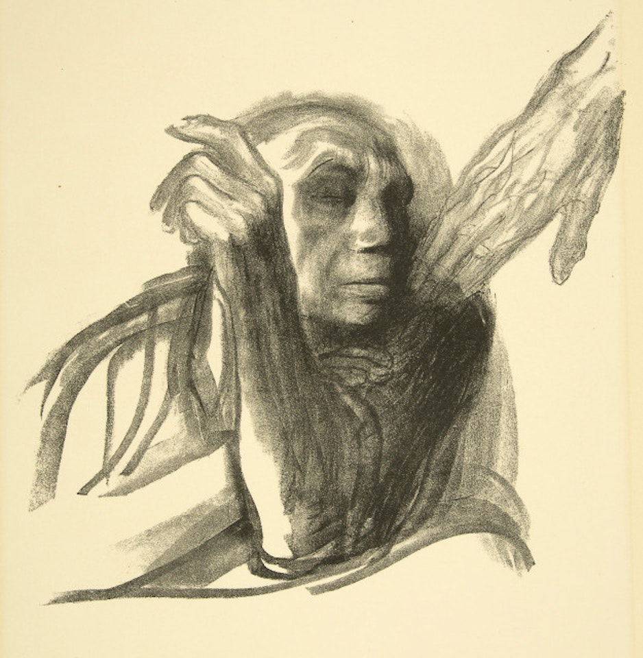 Call of Death; Sheet 8 of the episode "Death" by Kathe Kollwitz