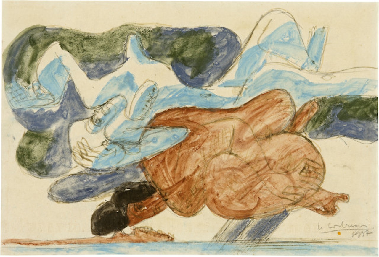 Deux women allongées by Le Corbusier