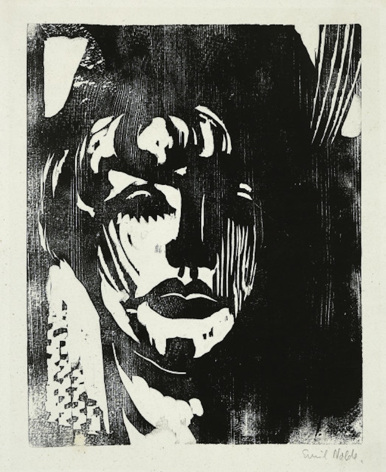 Blond woman by Emil Nolde