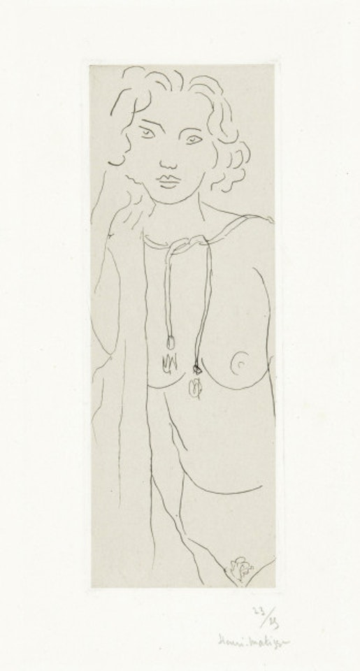 Now debut en peignoir by Henri Matisse