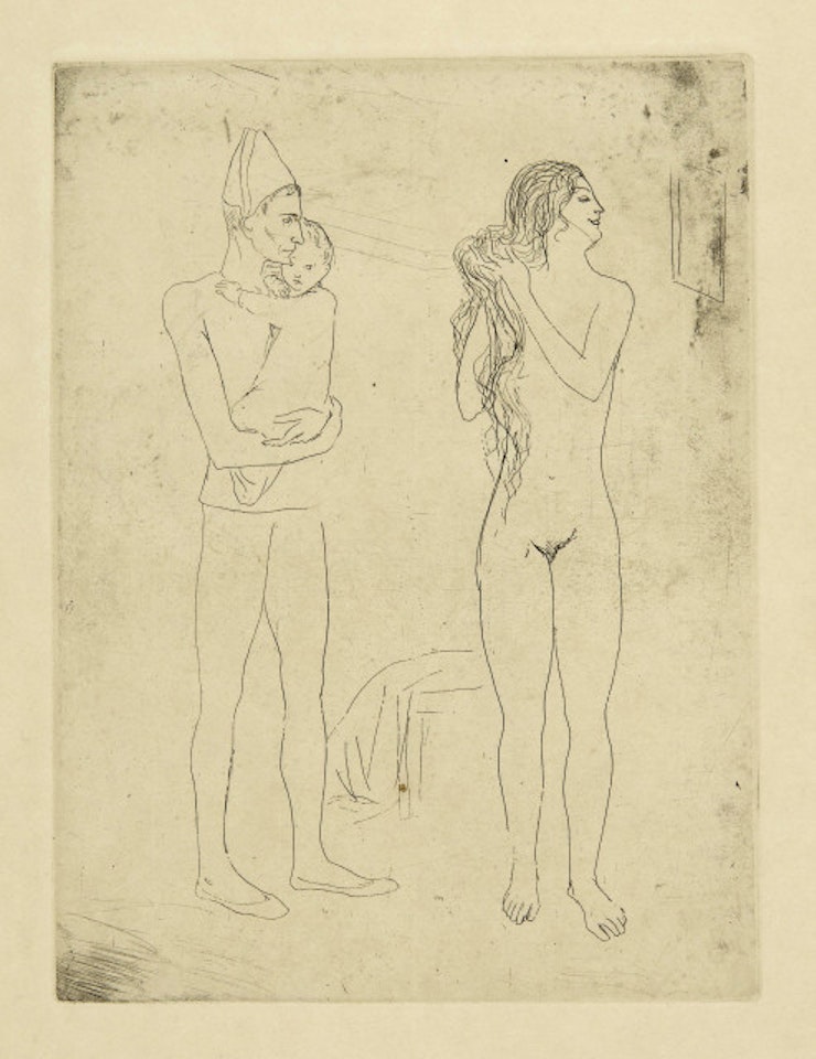 The toilet of the sea From the episode "Saltimbanques" by Pablo Picasso